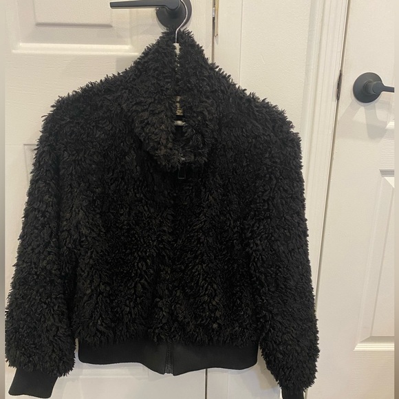Saks Fifth Avenue - Jack & Rae black teddy bomber S - Picture 2 of 6